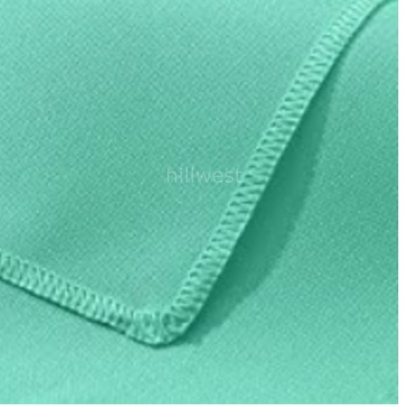 LA Linen Polyester Poplin Square Tablecloth 52 by 52-Inch Mint - Picture 2 of 2